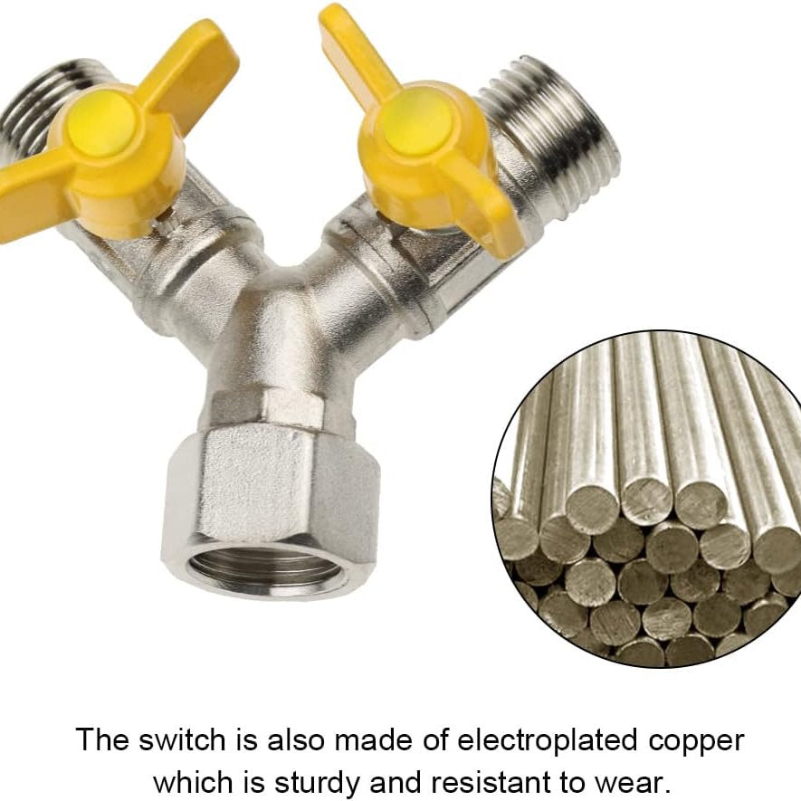 Deviator, Comutator Alamă 1/2 inch Supapă de distribuire în Y