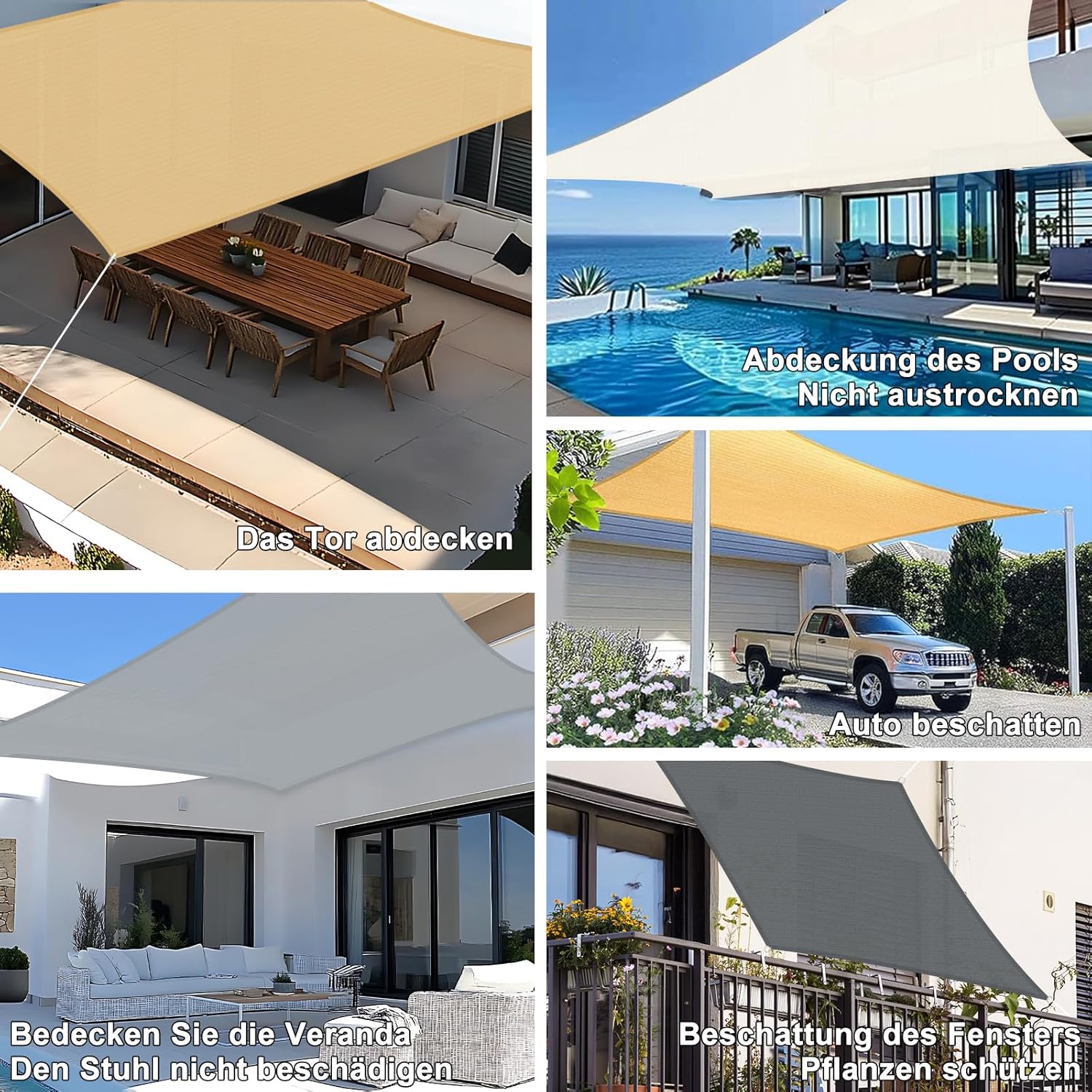 Copertina Sunny Guard, prelata, protectie solara Premium 2x4 m, antracit