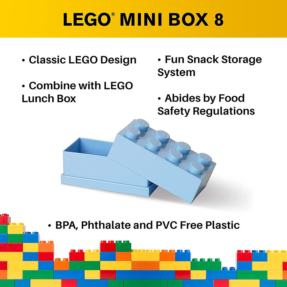 Cutie sandwich LEGO Lego 2 X 4 Albastru Deschis