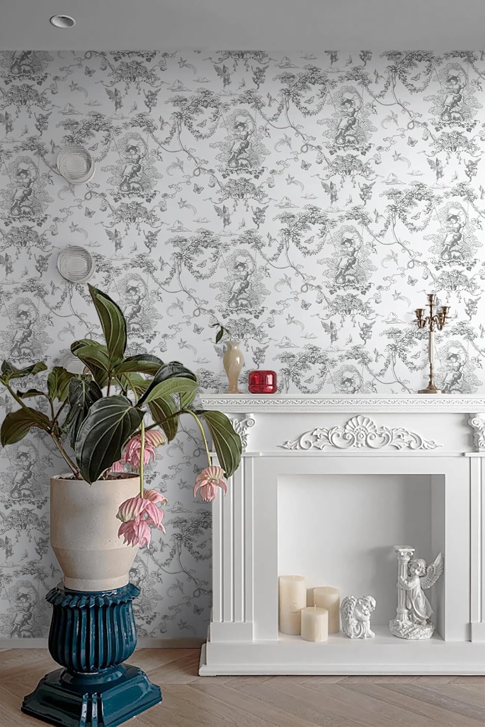 Tapet autoadeziv, Timeet, cupidon natura,gri, 44 x 300cm