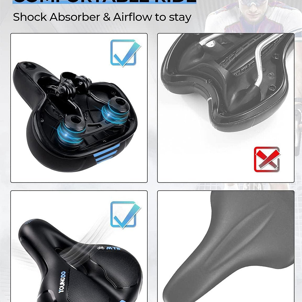 Sa bicicleta cu gel, ergonomica, cu aerisire