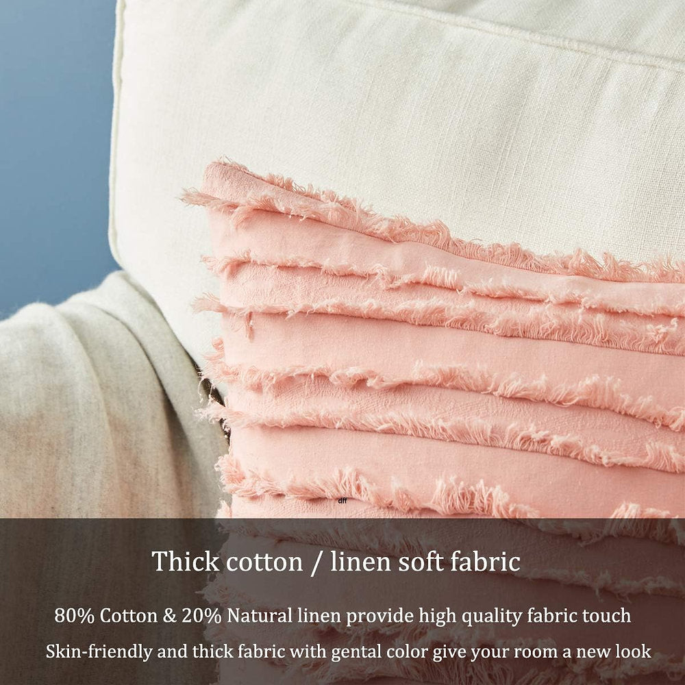 Fete perna cu fermoar, decorative, 60x60cm set de 2