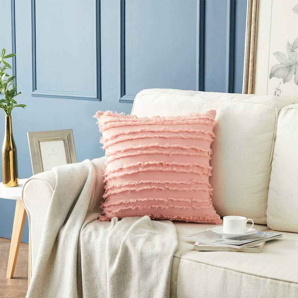 Fete perna cu fermoar, decorative, 60x60cm set de 2