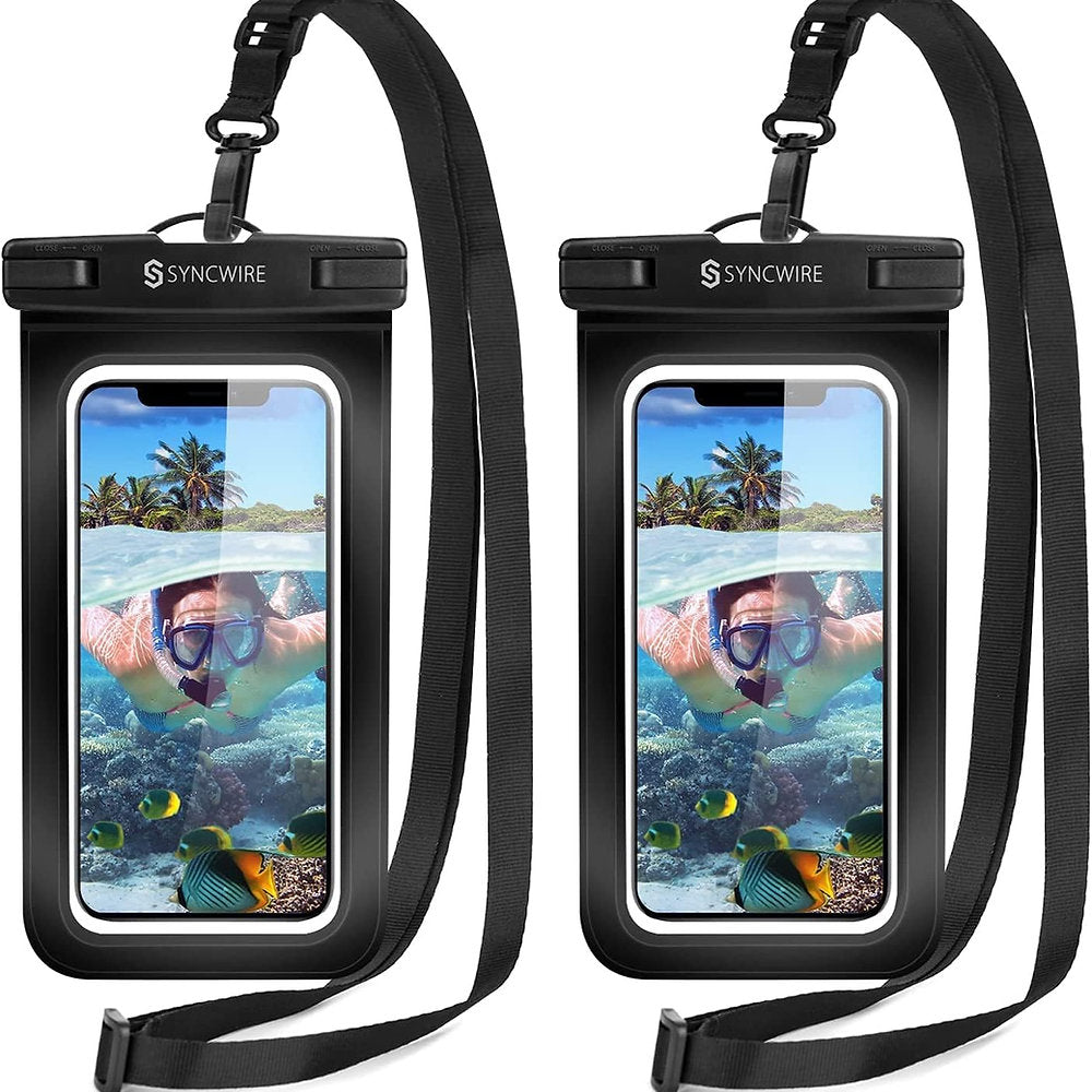 Set de 2 Husa subacvatica, Syncwire, rezistenta la apa, zapada, telefon