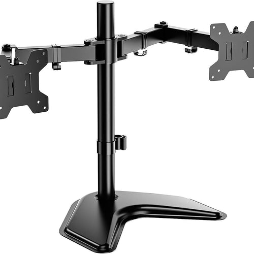 Braț, suport pentru monitor, două monitoare , Wali 13-27", 10kg