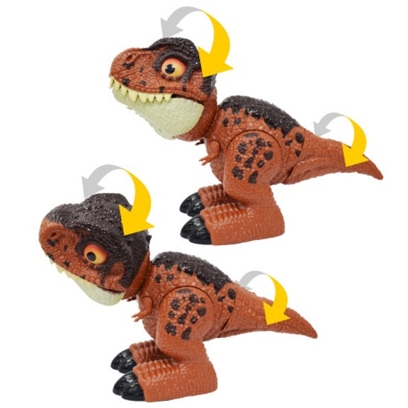 Jucărie Dinozaur World Tyrannosaurus Rex Dino, mișcă gura, voce 3+