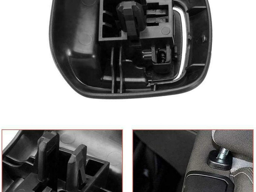 Set manere scaune pentru Ford Fiesta MK6, Negru