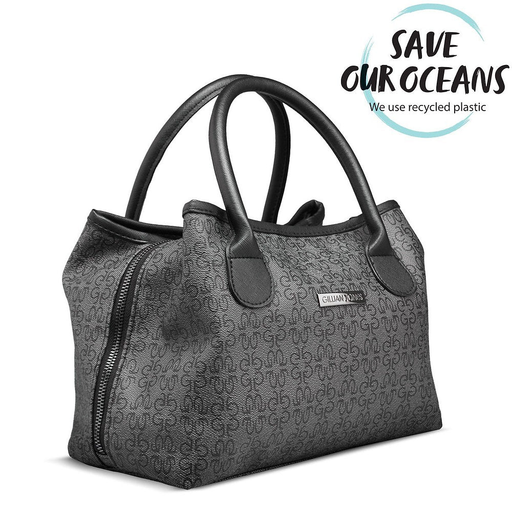 Geanta cosmetice Gillian Jones, Mary Cosmetic, Negru, 30 x 22 x 16 cm