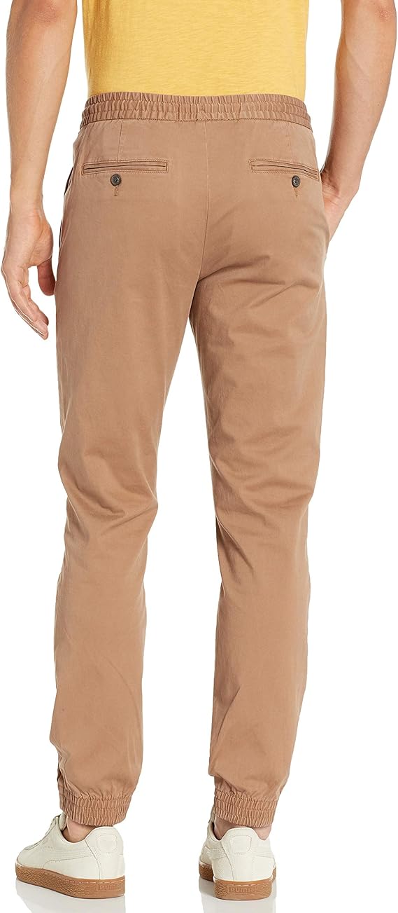 Pantaloni de jogging pentru bărbați Goodthreads Slim Fit Kaki Brown XS / 34L