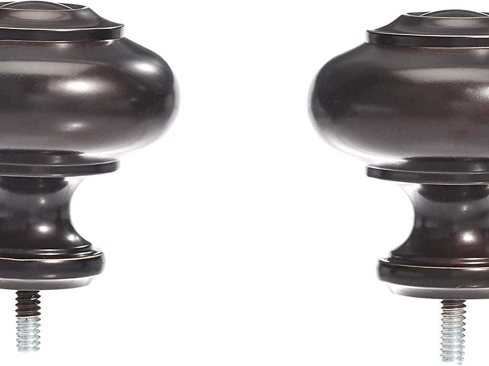 Capat draperie decorativ Amazon Basics, set de doua, bronz