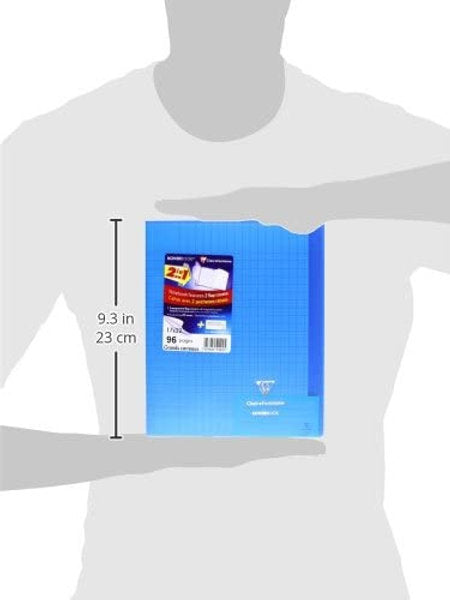 Caiet Koverbook cu capsare 17 x 22cm 96 pagini Séyès Ruling Blue