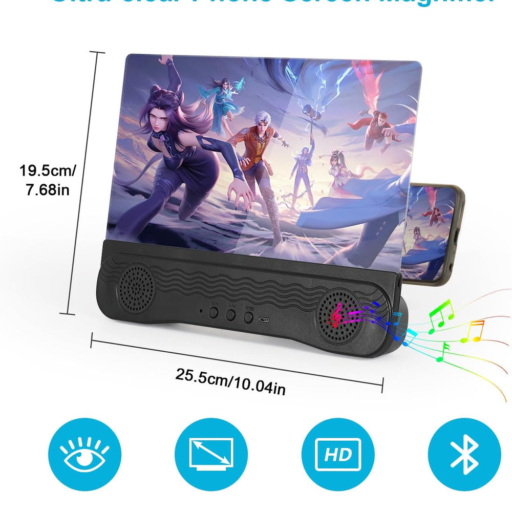 Amplificator ecran telefon, nintendo, difuzor, blutooth, 12"