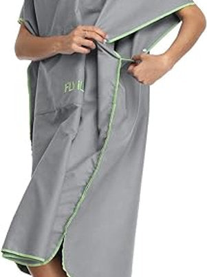 Prosop poncho, schimbare rapida, microfibra, FLYILY, unisex, L