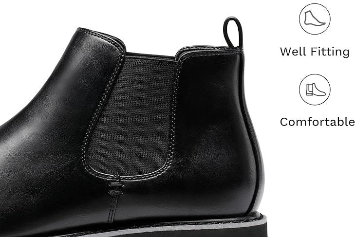 Cizme chelsea pentru bărbați Bruno Marc, negru, 45