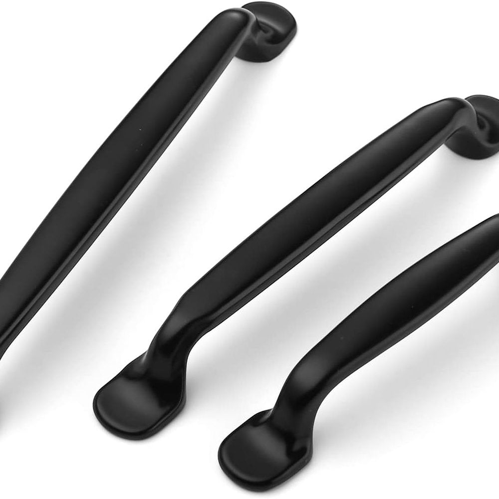 Maner mobila, sertar Furniware, negru, 193mm