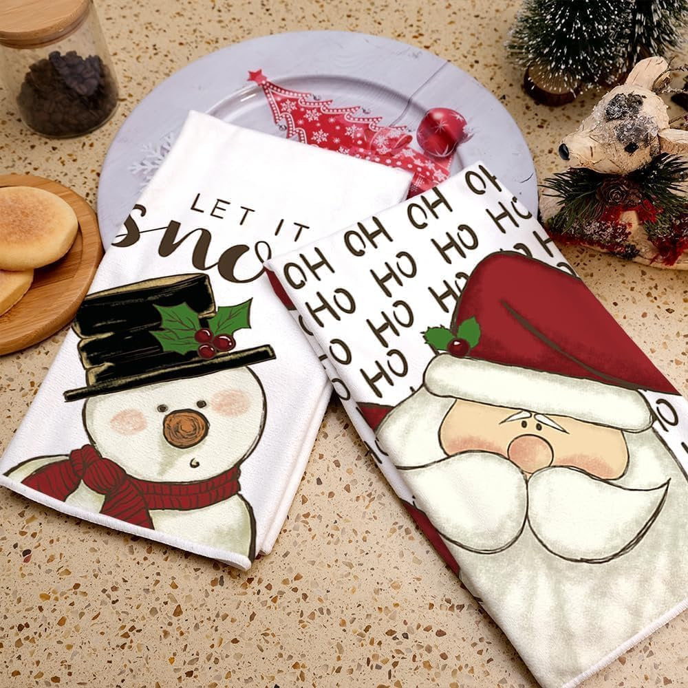 Set de 2 prosoape decorative Craciun, 40x60cm