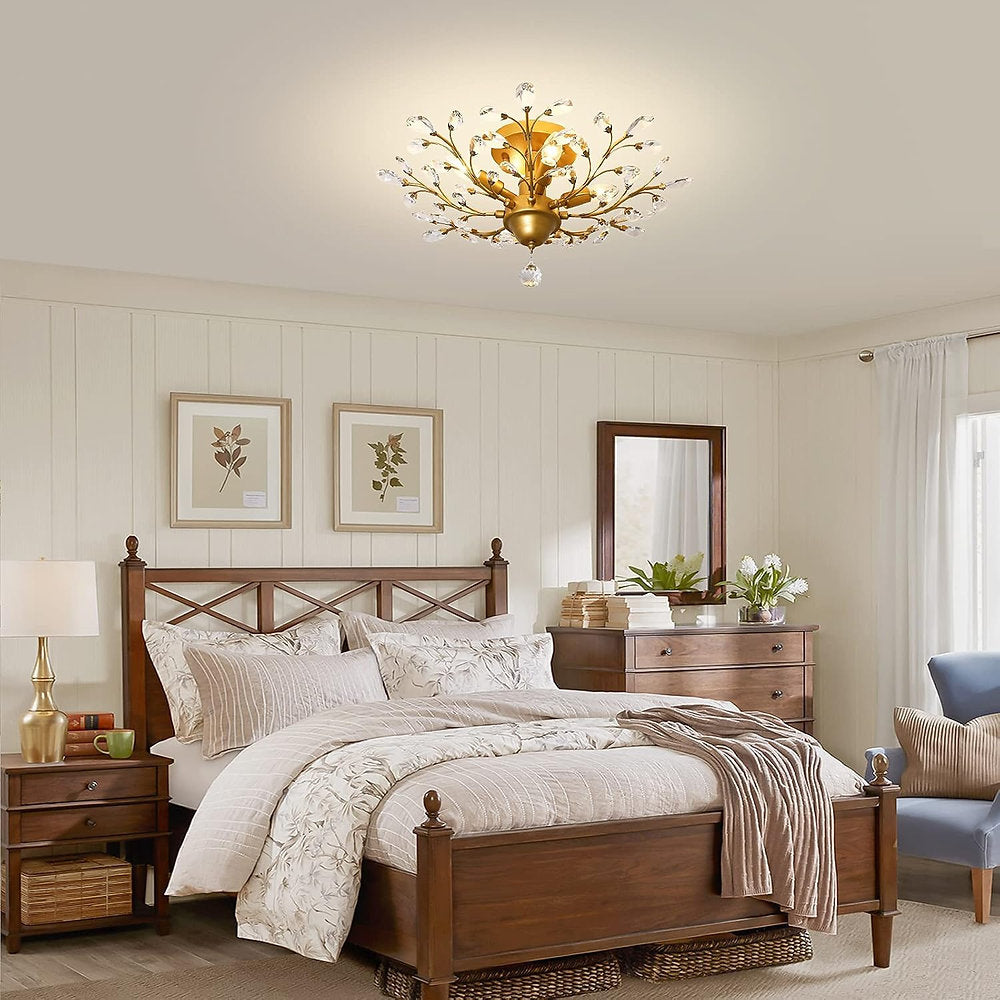 Candelabru modern, Ganeed K9, lustra cristale