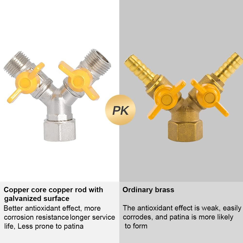 Deviator, Comutator Alamă 1/2 inch Supapă de distribuire în Y