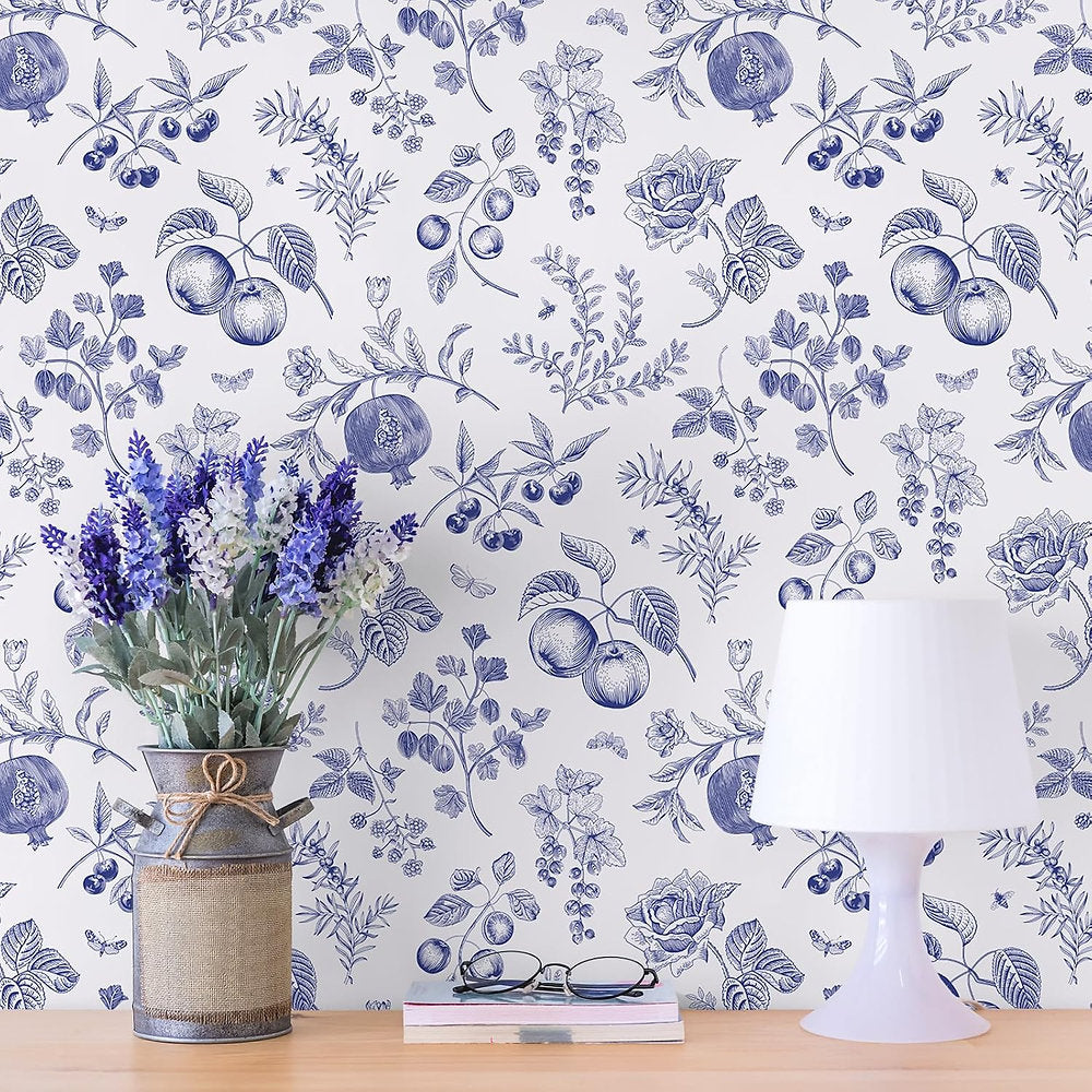 Tapet autoadeziv, Veelike, 44cm x 3m, fructe, multicolor