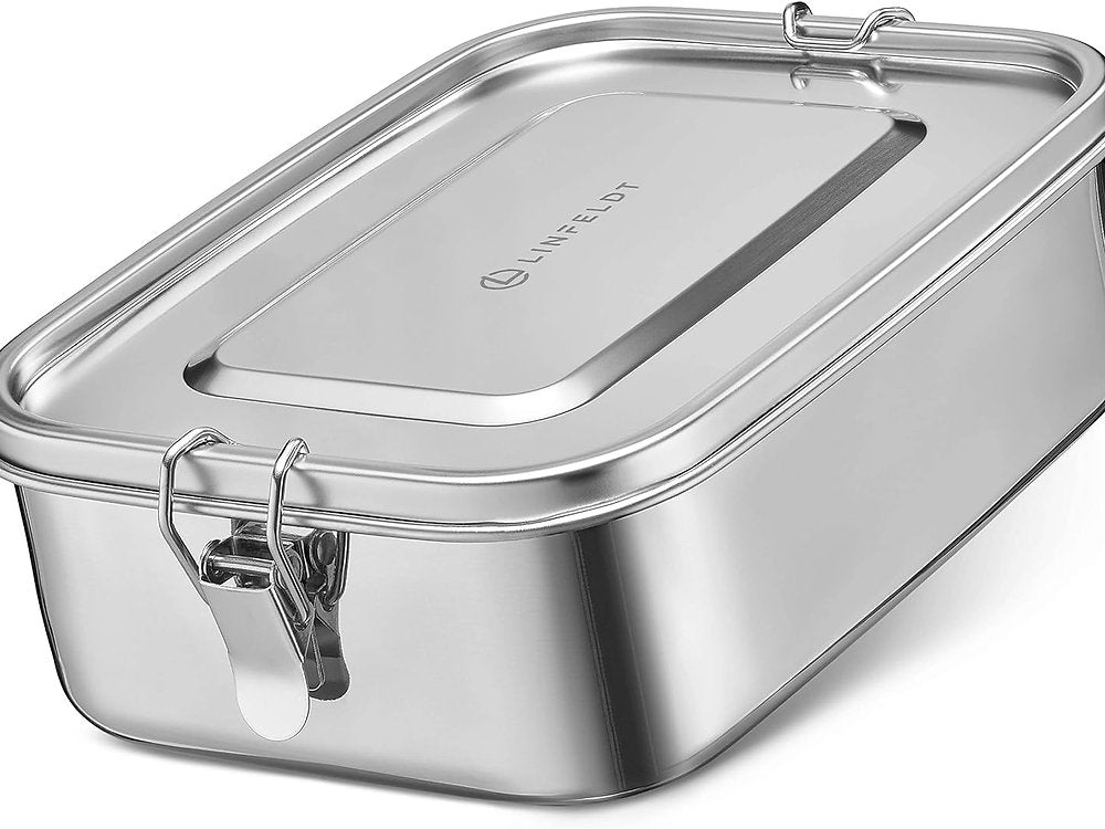 Cutie pranz, camping,picnic, compartimentata, 1.4 litri, inox, premium