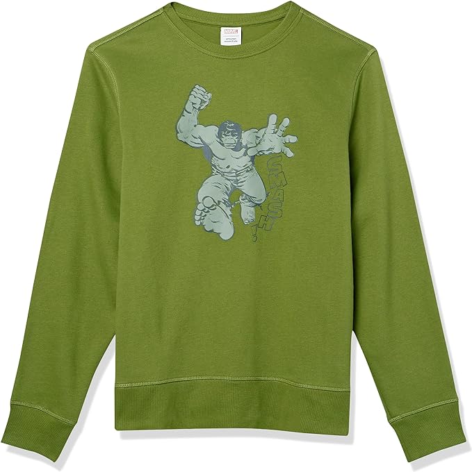 Bluza barbati baieti, Marvel Hulk, verde, marimea M