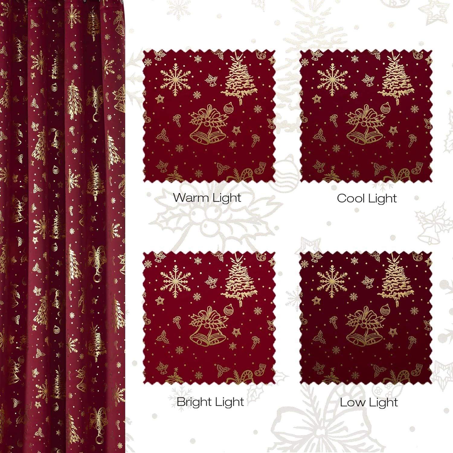Draperii opace, blackout, termale, 140x245cm