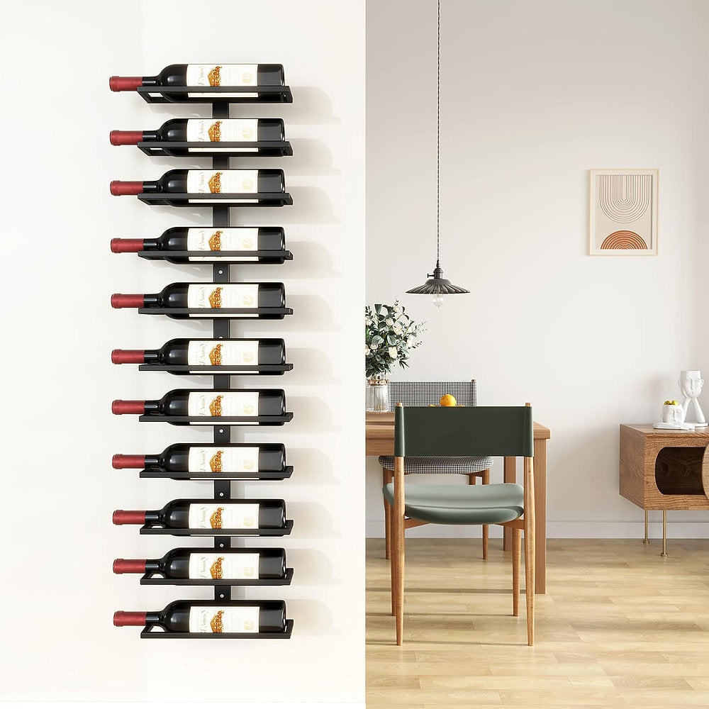 Suport sticle vin, Dripex, 11 sticle (2x4 si 1x3) 750ml, pe perete