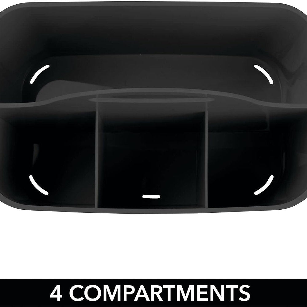 Organizator portabil, mDesign cu 4 compartimente, 15x25cm