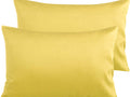 Set de 2 fete perna decorativa, NTBAY, 40x80cm, galben