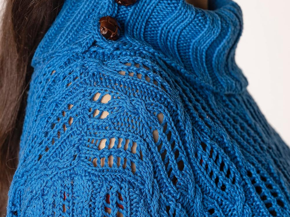 Kit tricotat bumbac egiptean, cadou Chinese Lanterns 339, XS roz