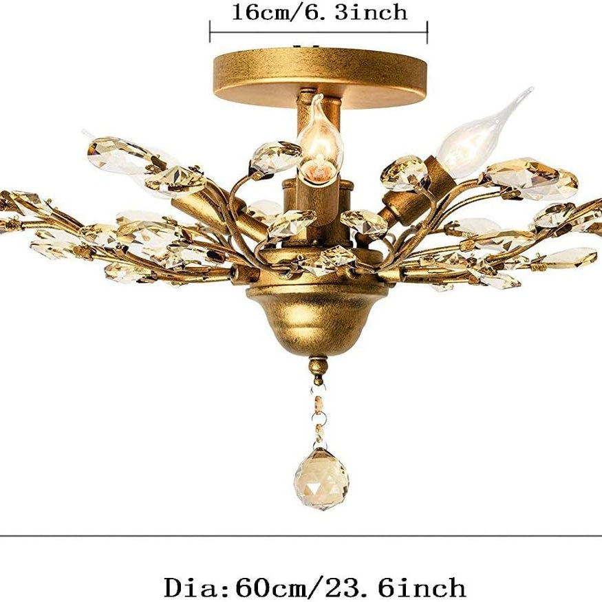 Candelabru modern, Ganeed K9, lustra cristale