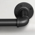 Galerie, bara perdea, fixare tavan sau perete, 76-305cm, 2.5cm, retro, negru
