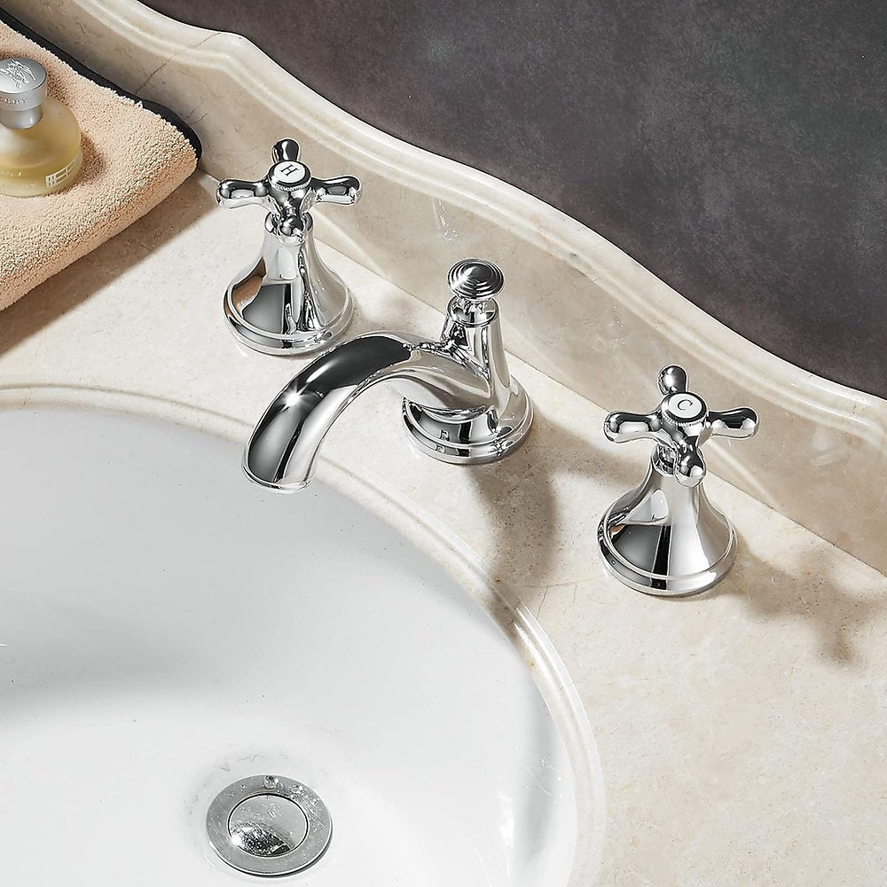 Baterie Kelelife, Robinet 3 piese cromat, alama