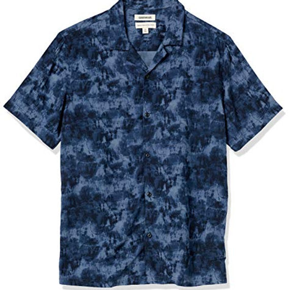 Cămășă hawaiiană cu mânecă scurtă pentru bărbați Goodthreads, S