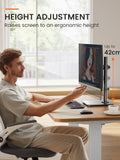 Suport monitor pe stand sticla, ErGear, 13-32'