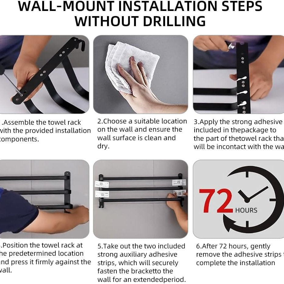 Suport prosop dublu, 40cm