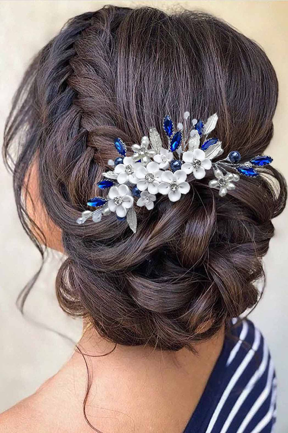 Accesorii par mirese tip pieptene, diferite modele, flori, perle