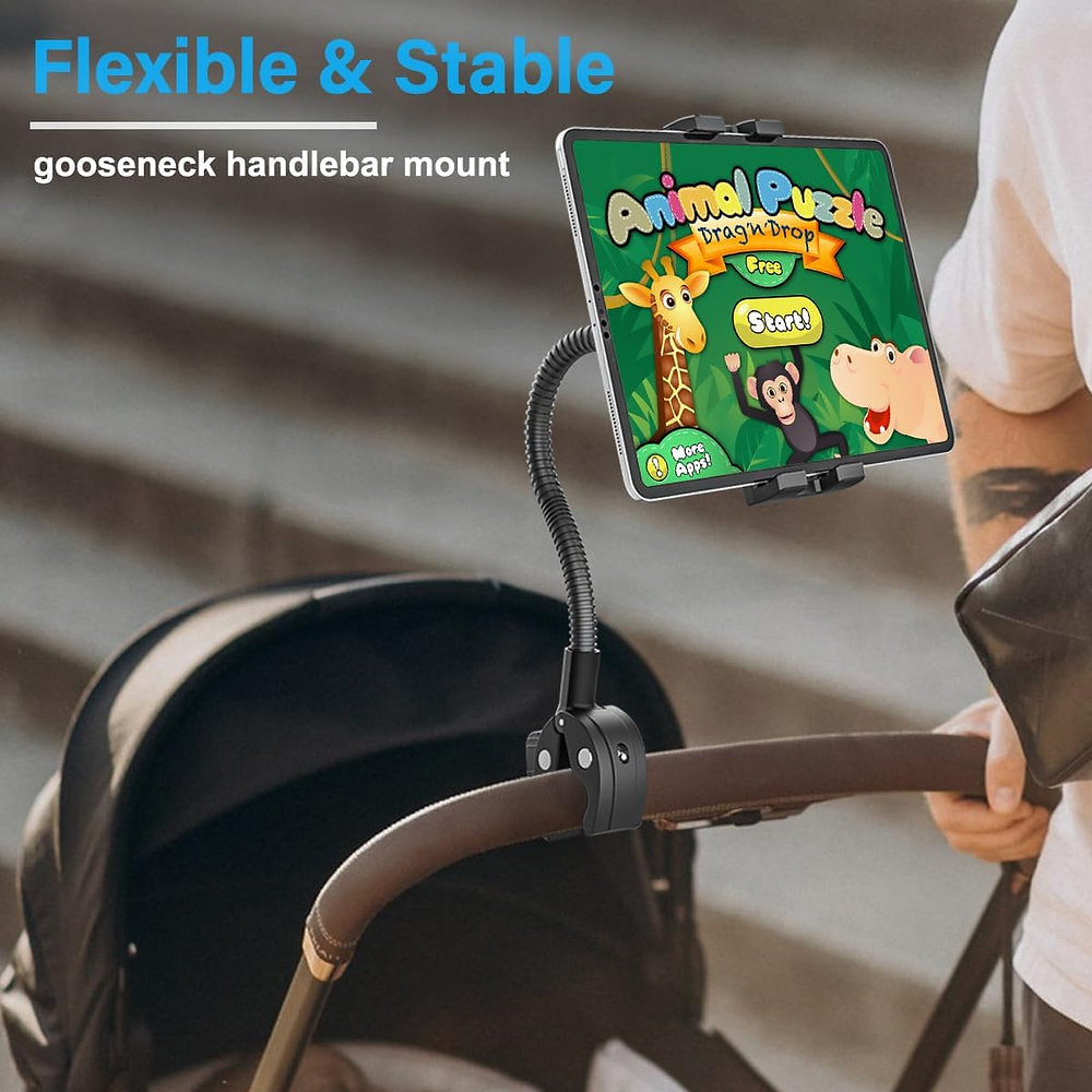 Brat, suport reglabil telefon, tableta pentru carucior, 4 - 13"