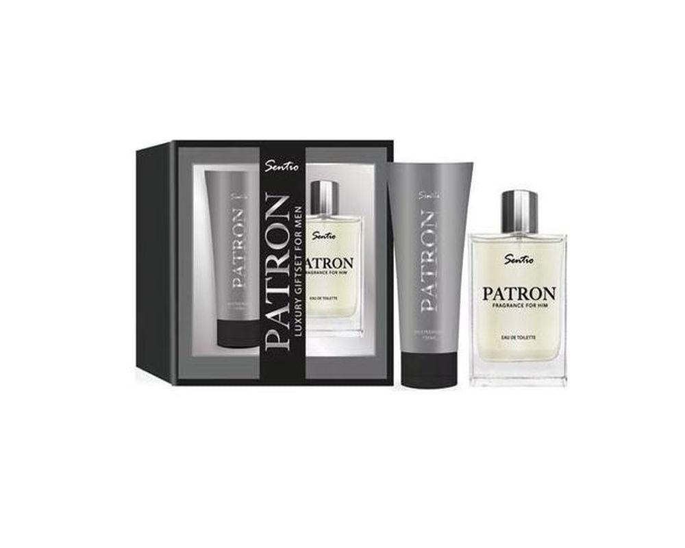 Set cadou Barbati Sentio Patron Apa toaleta 100ml si Gel Dus 150ml