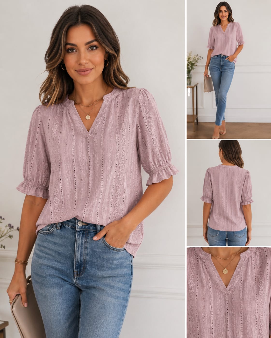 Bluza de dama vara, Cerrlop, roz, M