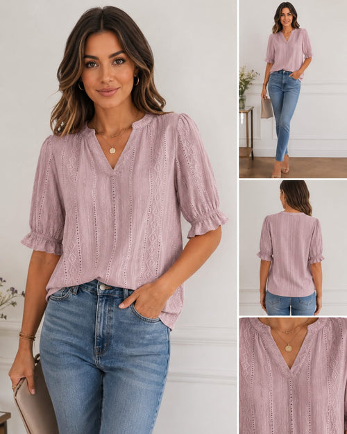 Bluza de dama vara, Cerrlop, roz, M