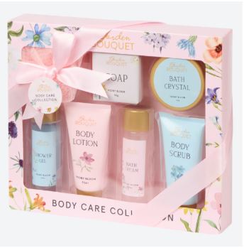 Set cadou spa Body Care, Garden BOUQUET, 7 piese, 24 x 28cm