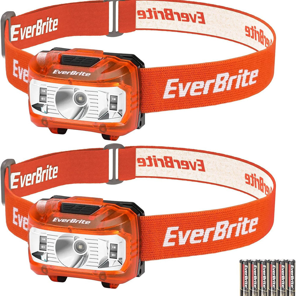 Lanterna frontala de cap EverBrite, 5 moduri, 3 culori de lumina, 300lm