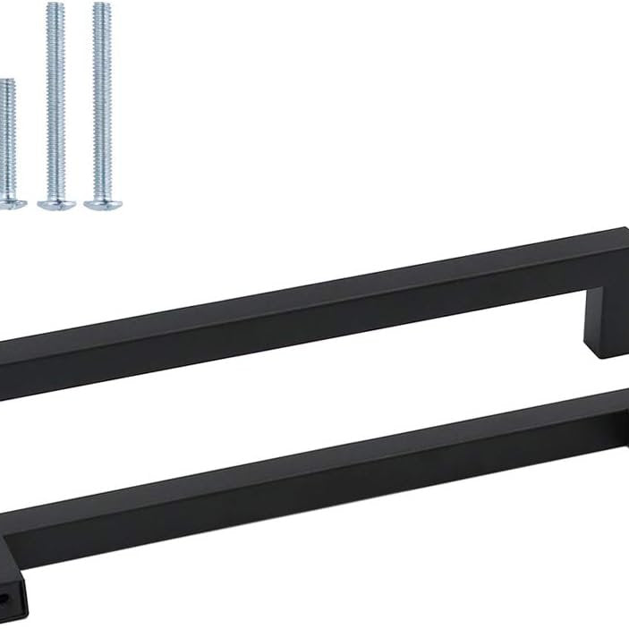 Maner mobila, sertar Bohrlochabstand, negru, 204mm