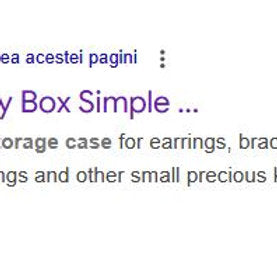 Caseta bijuterii, cutie depozitare, organizator portabil display