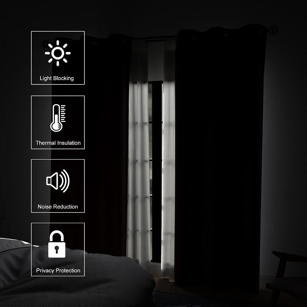 Set Draperii Encasa 111x182cm plus 2x fata perna, roz