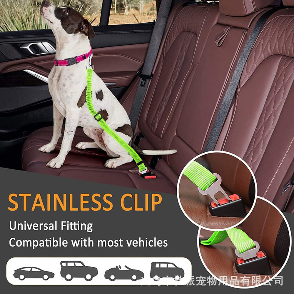 Centura de siguranță câini animale de companie cu absorbție elastică 3 buc