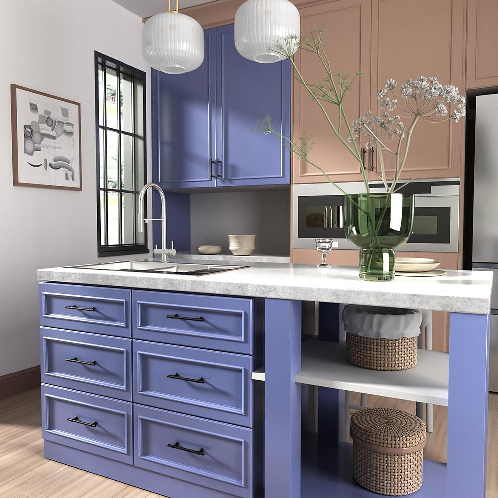 Maner mobila, sertar Lonton, negru, 224mm