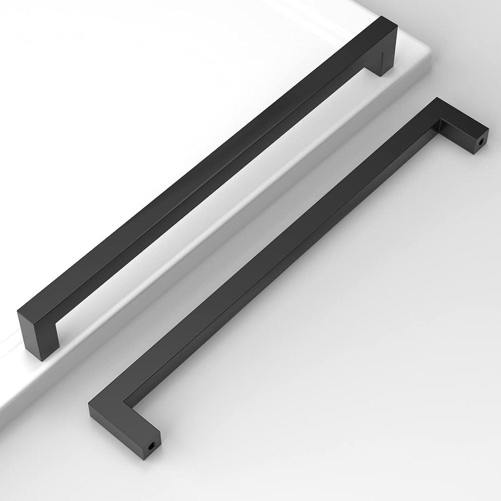 Maner de mobila Amerdeco, negru, 27cm