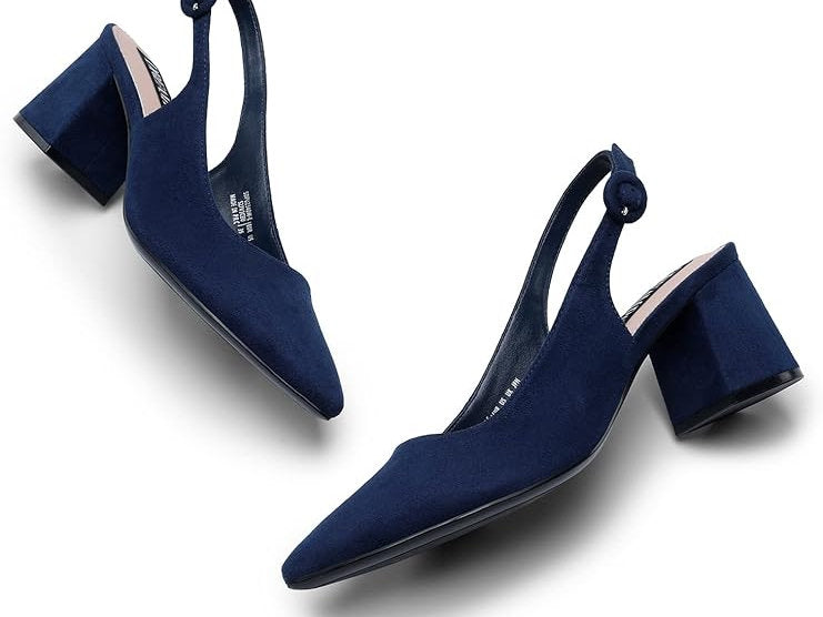 Samdale cu toc gros, Dream Pairs 41, Albastru